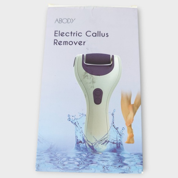 New in Box ABODY Electric Callus Remover with 3 different Rollers 2-Speed - Picture 5 of 5